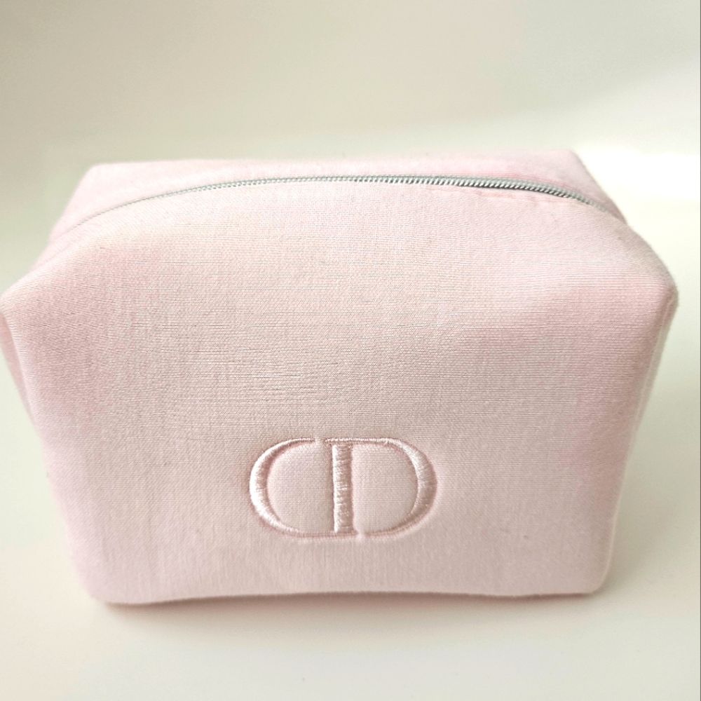 Baby Pink Christian Dior Make Up Pouch